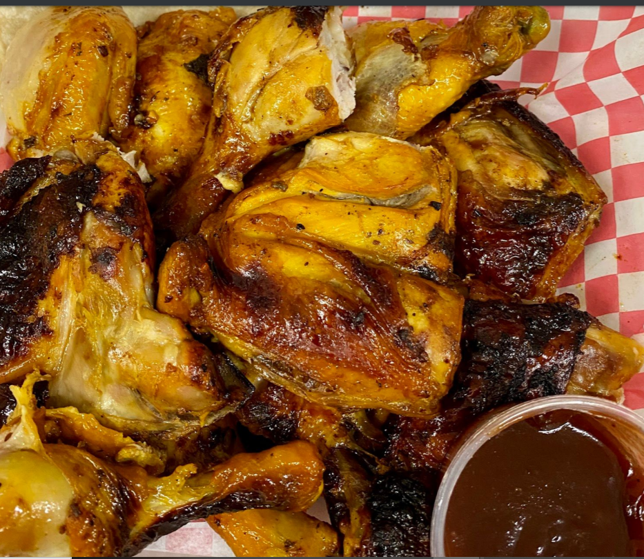 Order BBQ Chicken 8 Piece Family Meal food online from La Flor Bbq store, Bakersfield on bringmethat.com