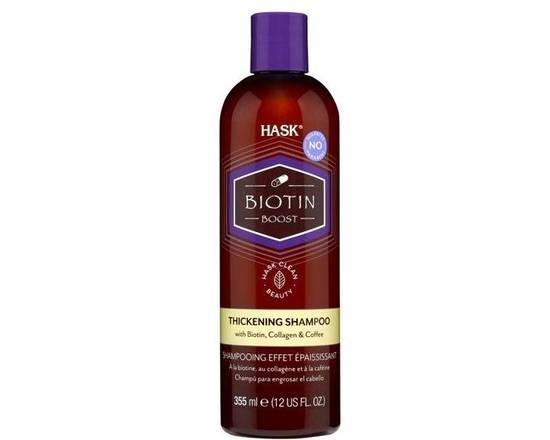 Order Hask Biotin Boost Thickening Shampoo 12 fl oz food online from iDa Beauty Supply Store store, Middletown on bringmethat.com