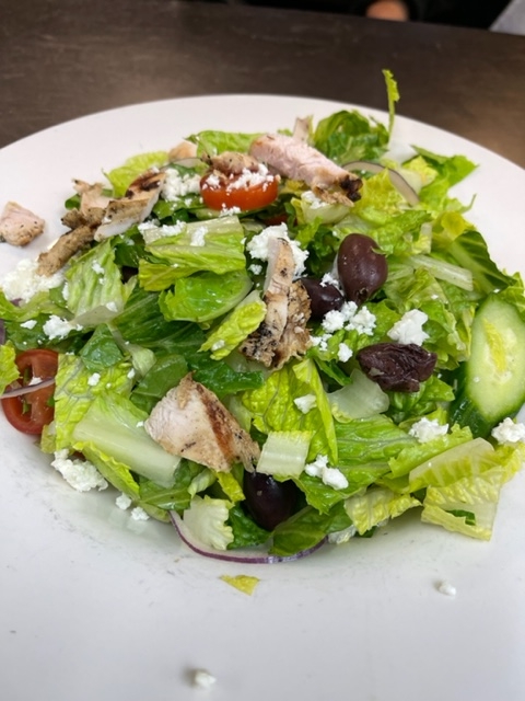 Order Greek Salad* food online from Bill Cafe store, Fremont on bringmethat.com