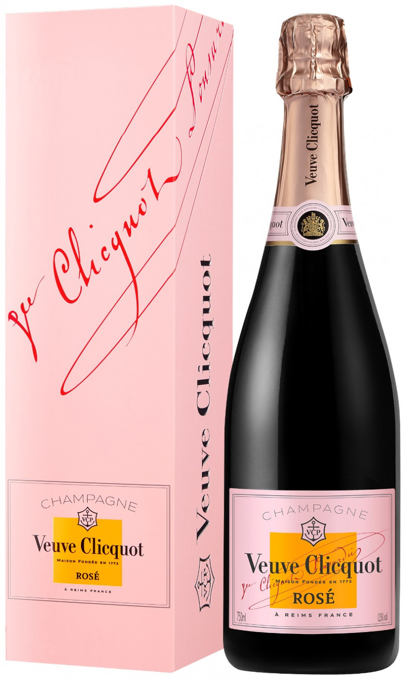 Order Veuve Clicquot Rose, Champagne 750 ml. food online from Village Wine & Spirits store, Ventura on bringmethat.com