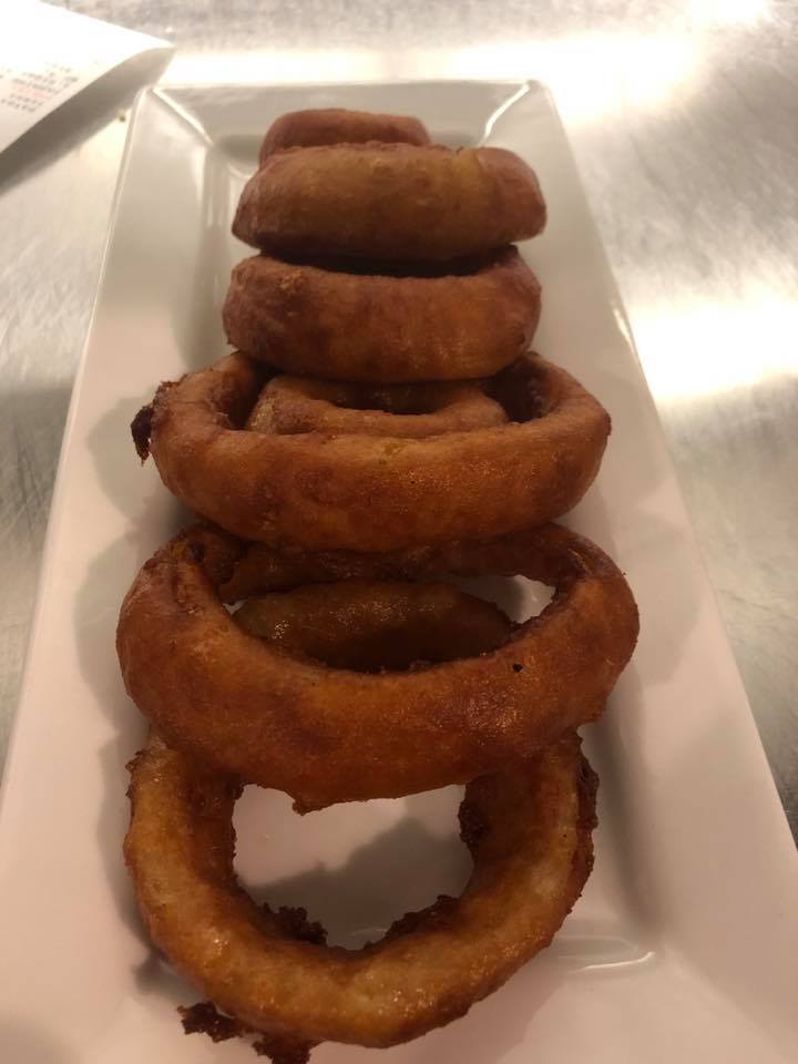 Order Onion Rings food online from Siggy's Bar & Tapas store, Indian Land on bringmethat.com