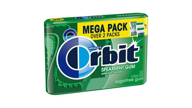 Order Orbit Spearmint Gum -  14 Pieces food online from Shell Rock Spring store, Bel Air on bringmethat.com