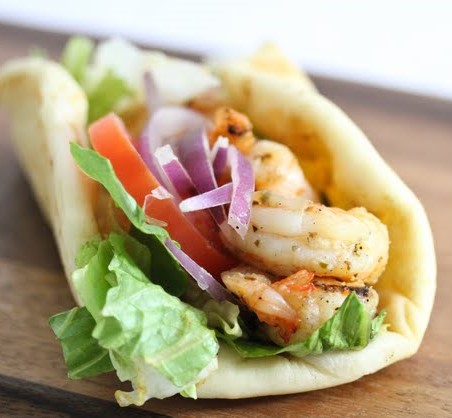 Order Shrimp Gyro food online from Rosemary Grill store, Gibsonton on bringmethat.com