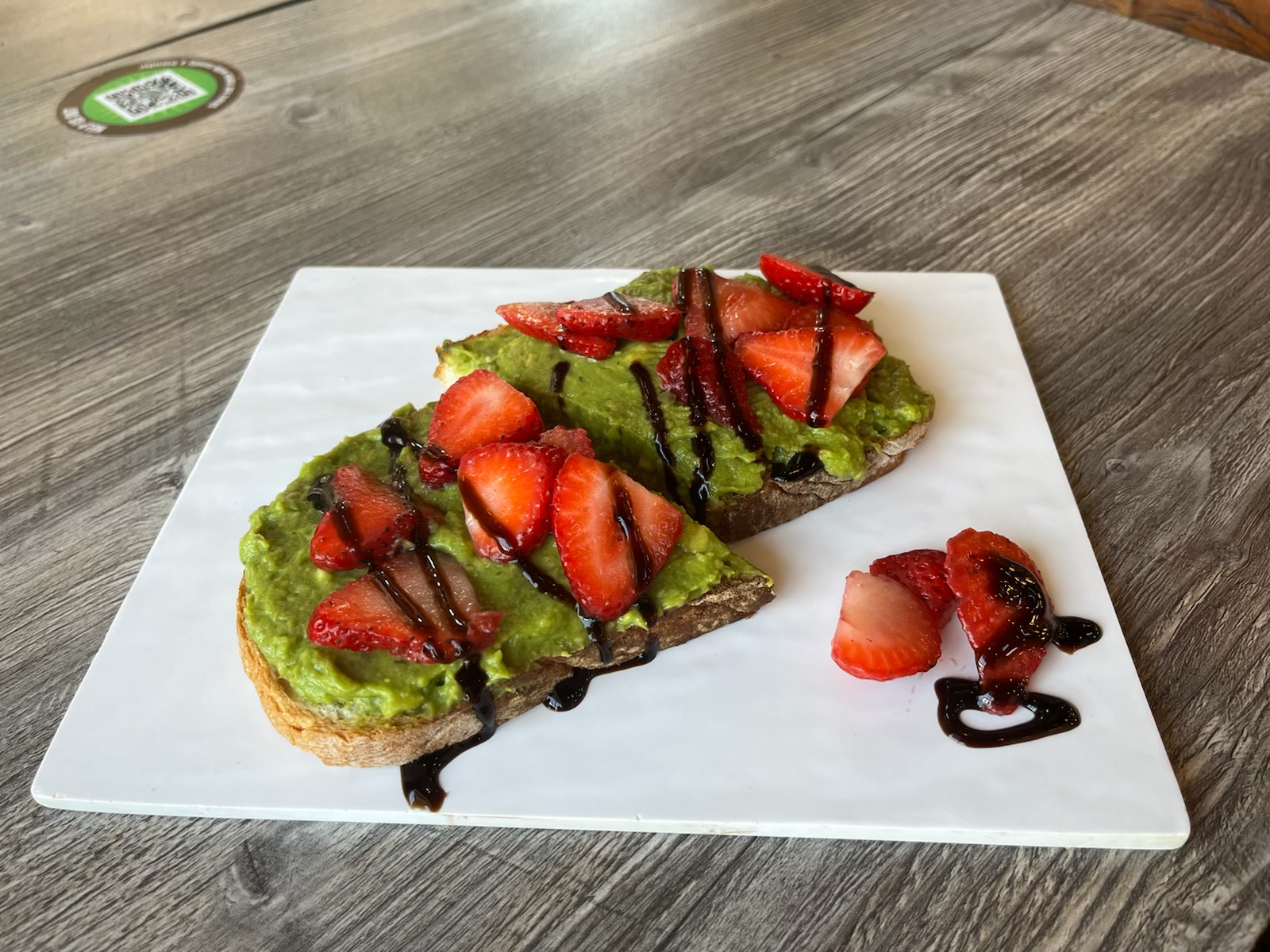 Order Strawberry Avo Toast food online from Avocado Theory store, Tinley Park on bringmethat.com
