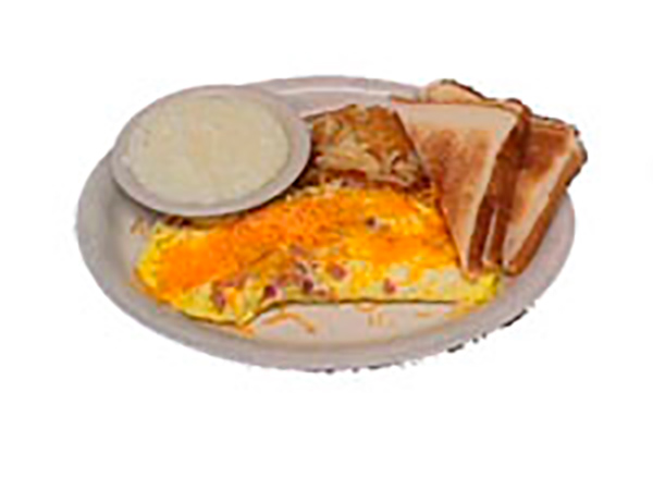 Order Ham and Cheese Omelette food online from Carolina's Diner store, Greensboro on bringmethat.com