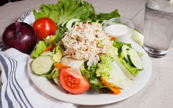 Order Chicken Salad Platter food online from Bagel Street Cafe Danville store, Danville on bringmethat.com
