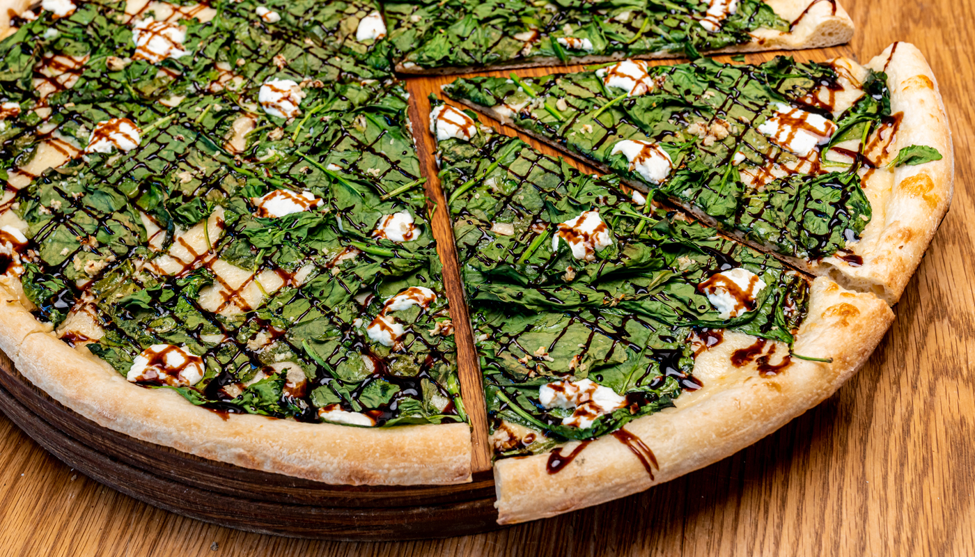 Order Smoky Greens Pie food online from Mr. Moto's Pizza store, San Diego on bringmethat.com