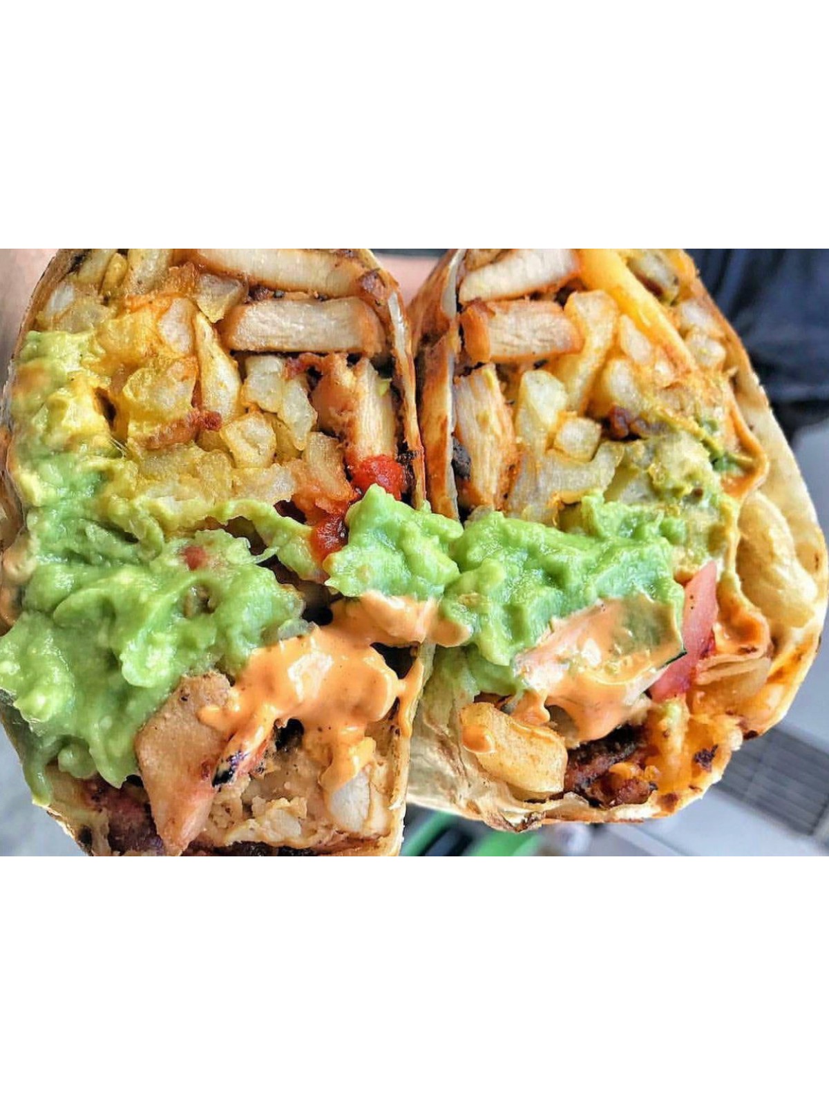 Order NorCal Burrito food online from Man Vs Fries store, Austin on bringmethat.com