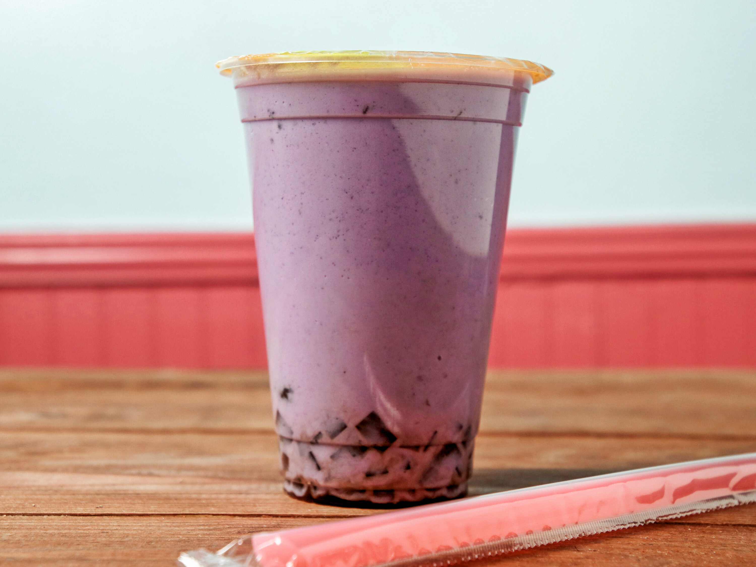 Order Taro Milk Tea food online from Five Spot Frozen Yogurt store, Snellville on bringmethat.com