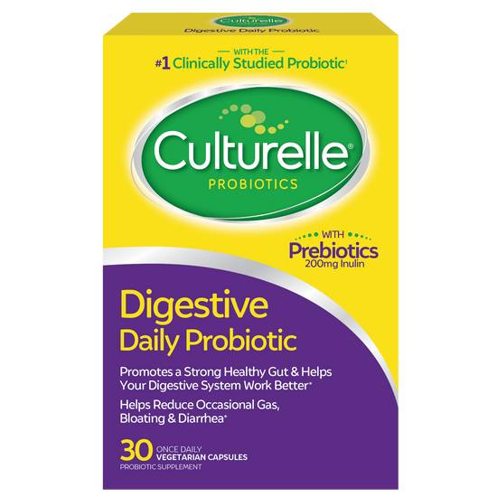 Order Culturelle Probiotic Digestive Health Once Daily Capsules (30 ct) food online from Rite Aid store, MILFORD on bringmethat.com