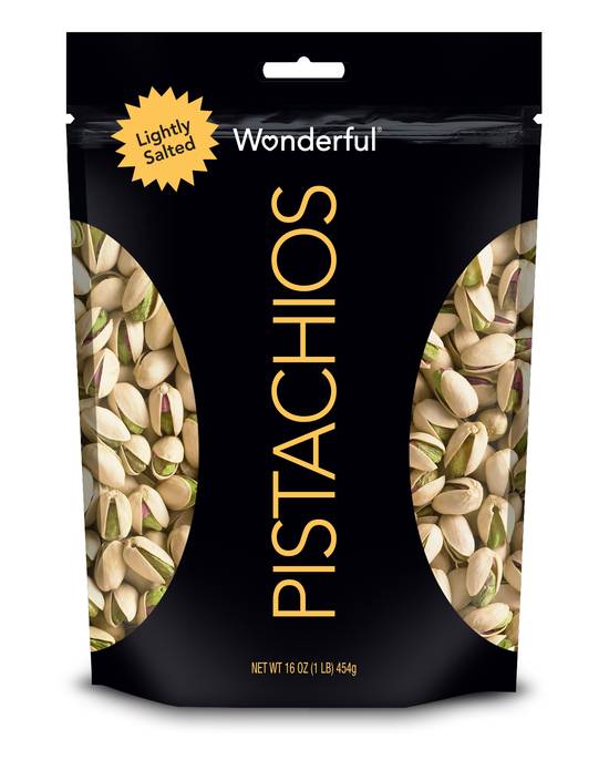 Order Wonderful Pistachios Roasted & Lightly Salted (16 oz) food online from Rite Aid store, Yamhill County on bringmethat.com