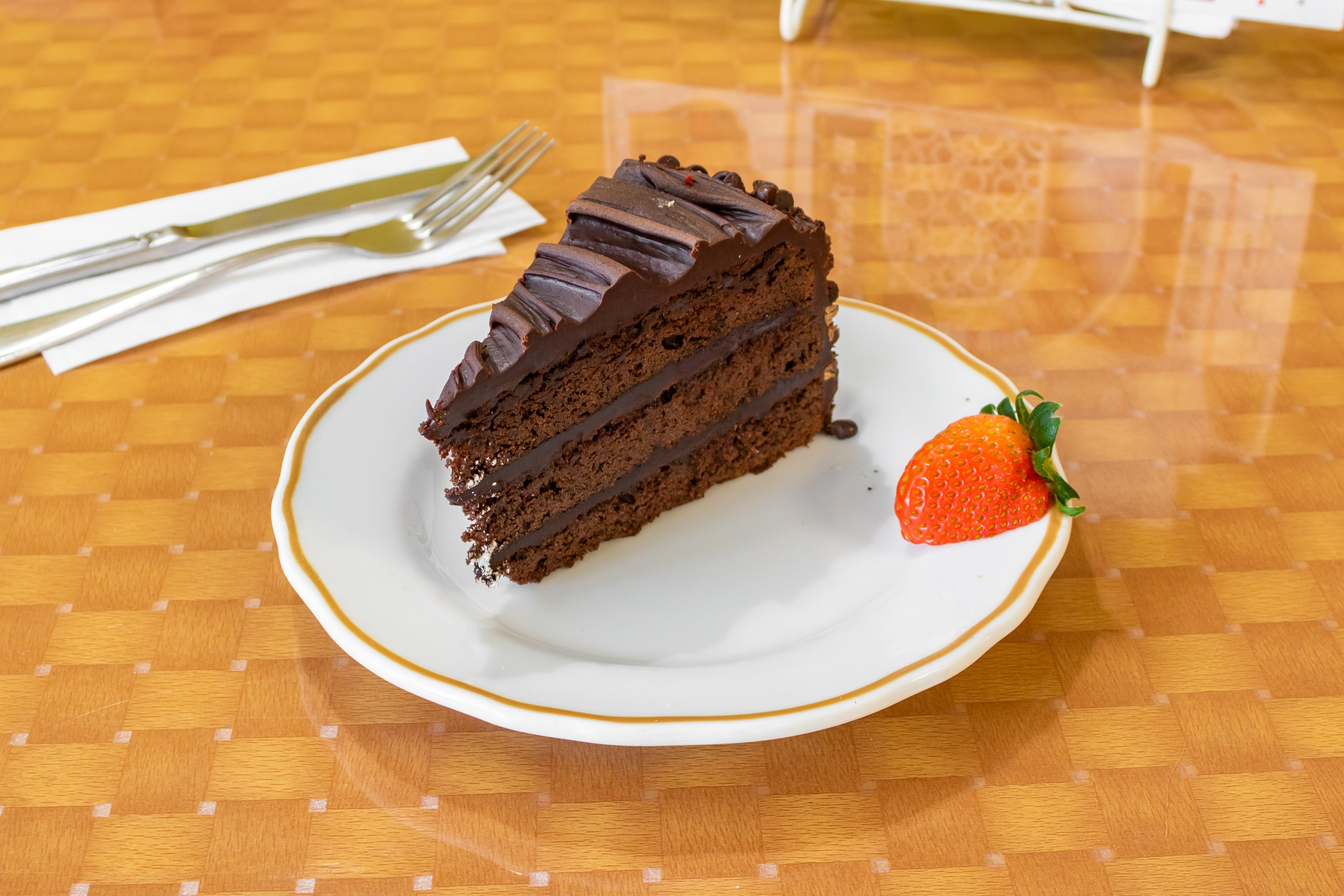 Order Chocolate Cake - Dessert food online from Danny's Tomato Pie store, Ewing on bringmethat.com
