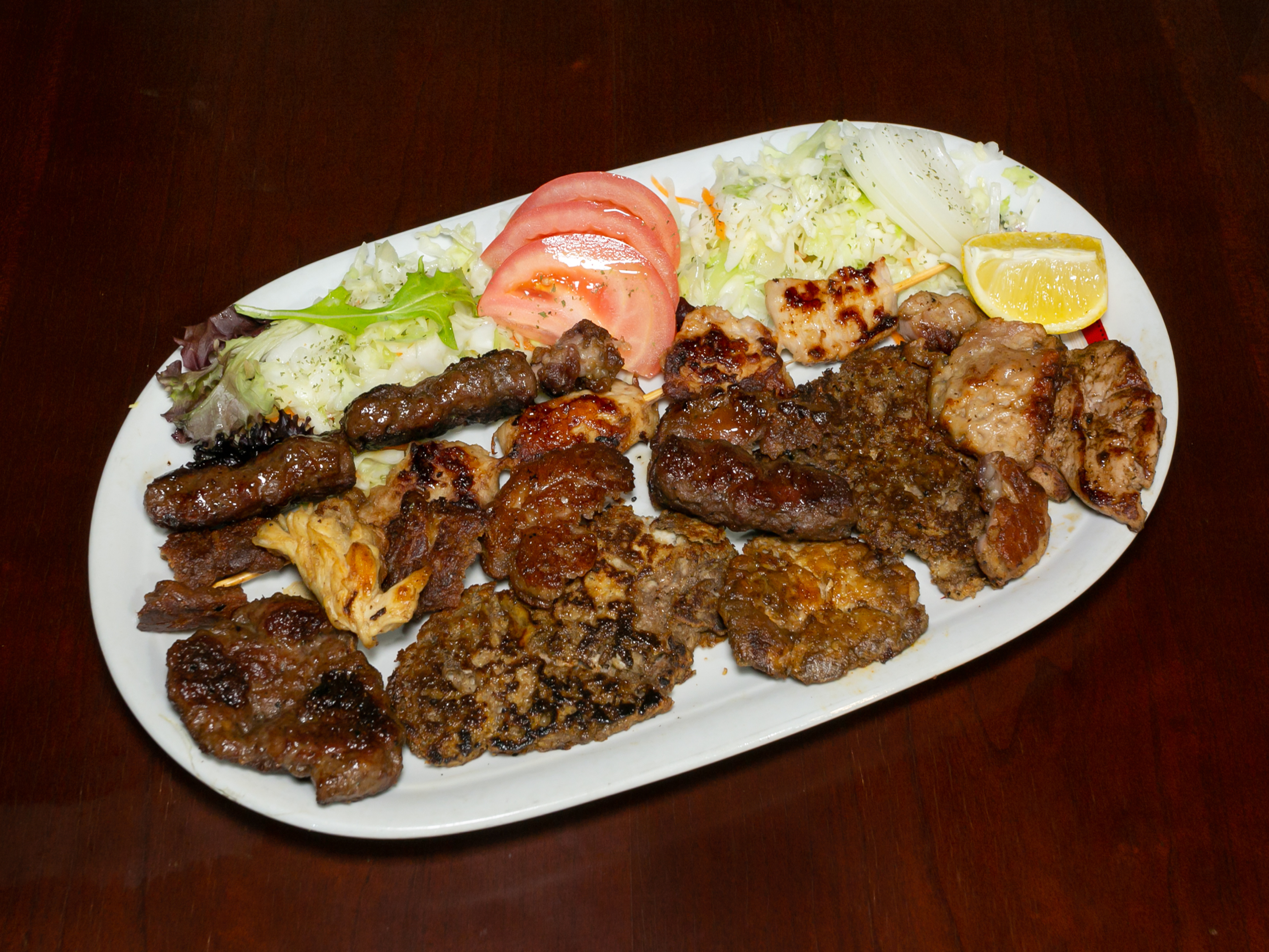 Order Veal Combination Plate food online from Rasmus store, Chicago on bringmethat.com