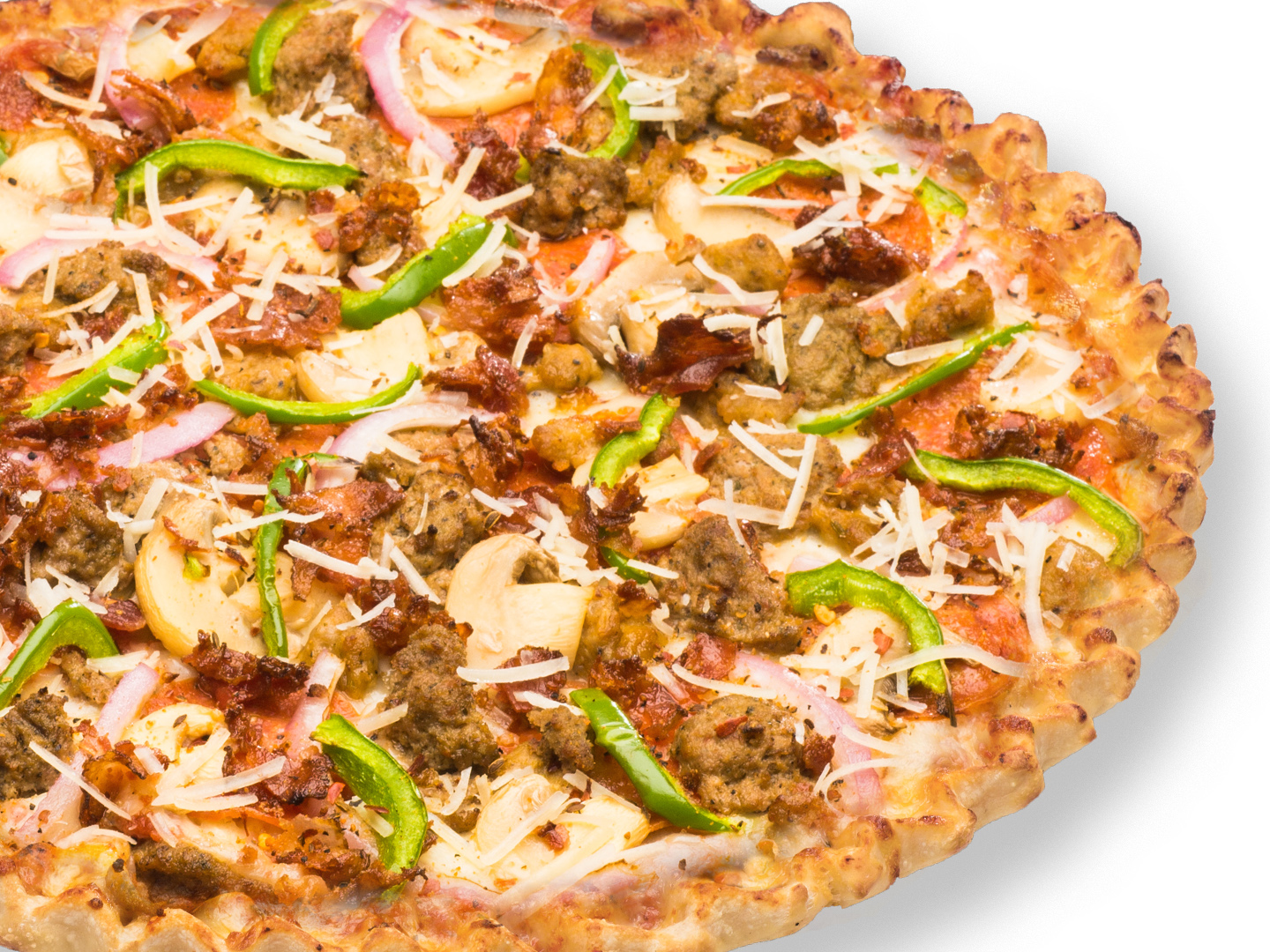 Order The Super Deluxe Pizza food online from Rascal House Pizza store, University Heights on bringmethat.com