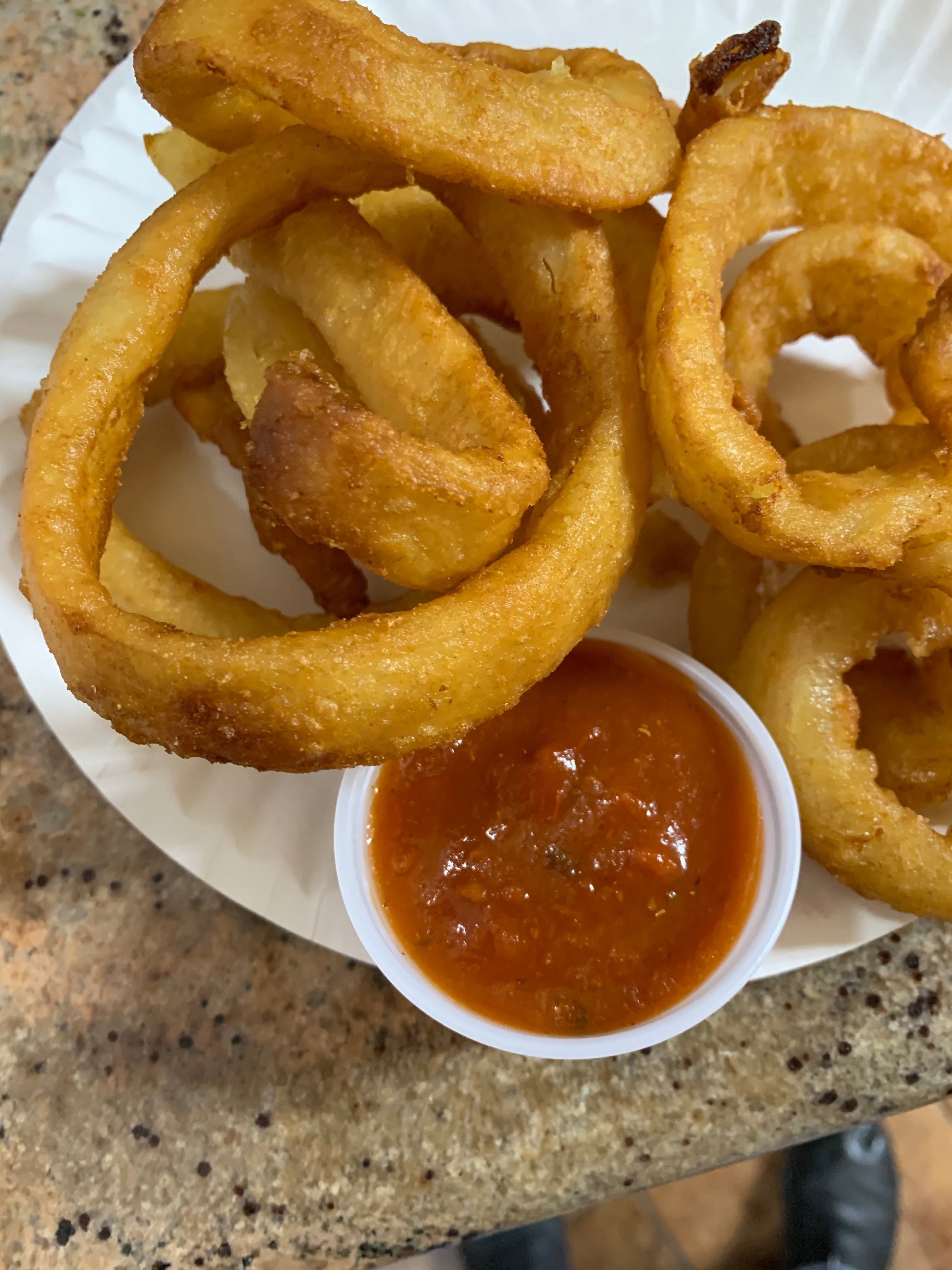 Order Onion Rings - Side food online from Giovannelie Restaurant store, New Brunswick on bringmethat.com