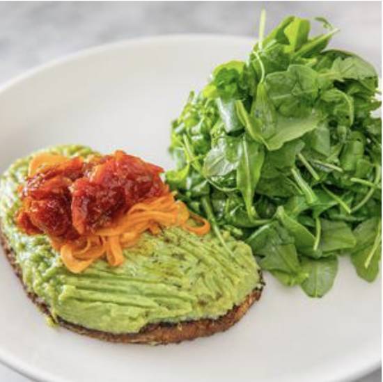 Order Mashed Avocado on Seeded Bread food online from Jack's Wife Freda store, New York on bringmethat.com