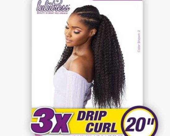 Order 3X DRIP CURL20″ Color #1B food online from iDa Beauty Supply Store store, Middletown on bringmethat.com