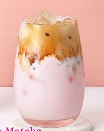 Order Iced Cherry Blossom Espresso food online from A La Mousse store, Narberth on bringmethat.com