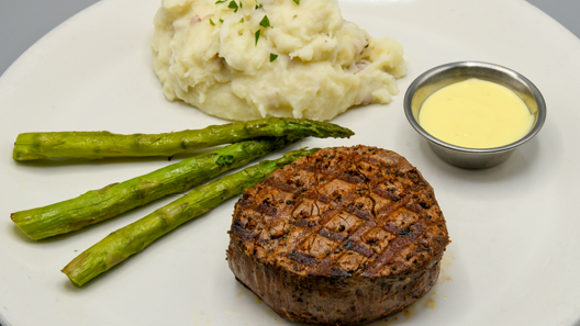 Order Filet Mignon (6 oz) food online from Mitchell's Fish Market store, Lansing on bringmethat.com