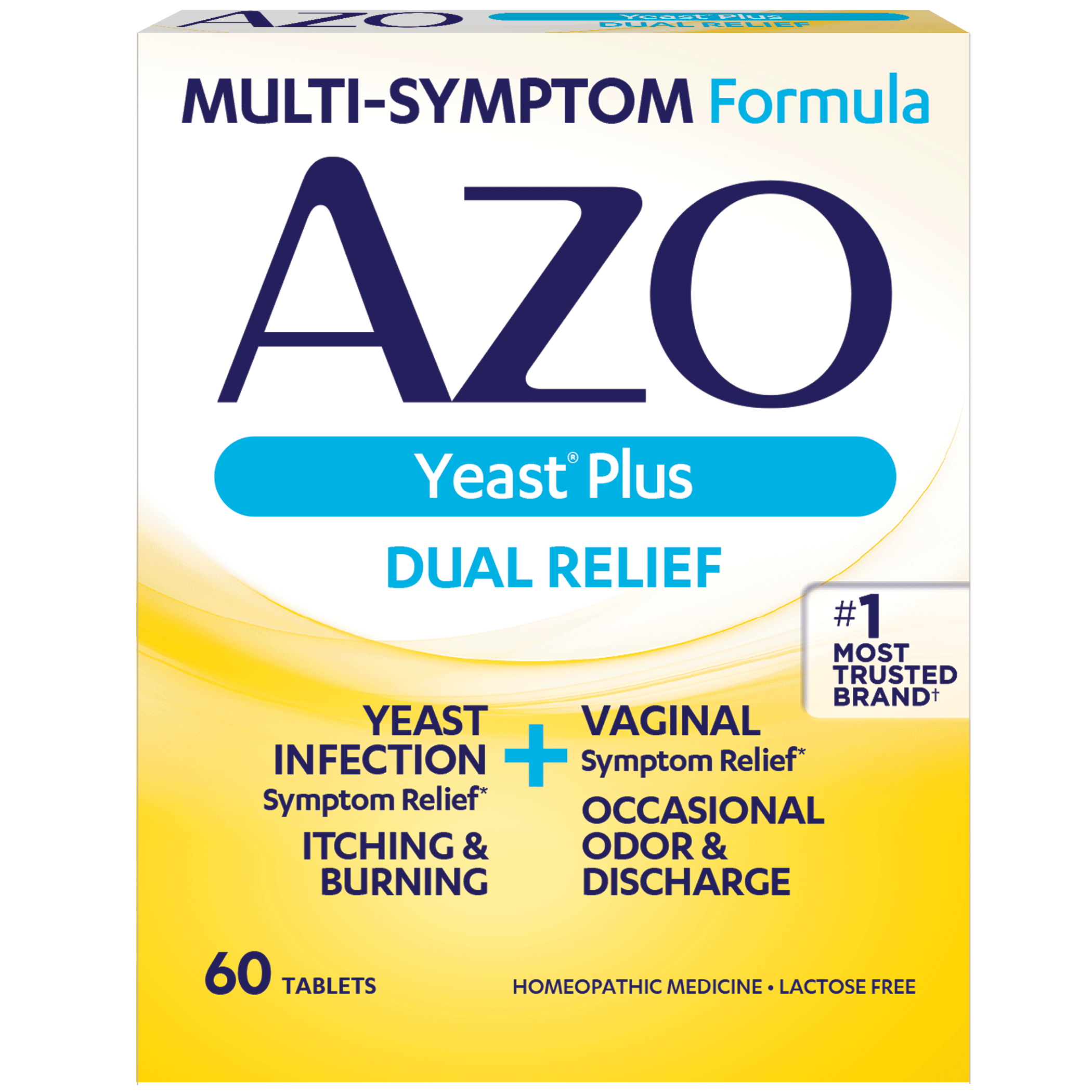Order Azo Yeast Tablets, Multi-Symptom Formula, 60 Count food online from Rite Aid store, MILLER PLACE on bringmethat.com