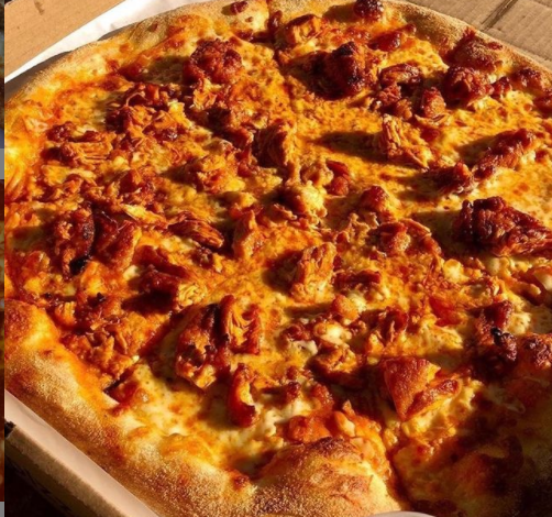 Order BBQ Chicken Pizza food online from Rock City Pizza store, Allston on bringmethat.com