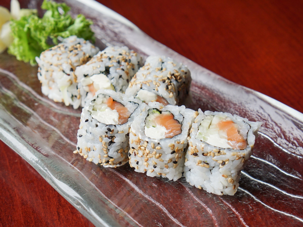 Order Philadelphia Maki Roll food online from Asuka sushi store, New York on bringmethat.com