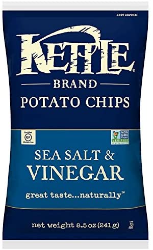 Order Kettle Potato Chips Sea Salt & Vinegar 5oz food online from Bws Beer Wine & Spirit store, San Jose on bringmethat.com