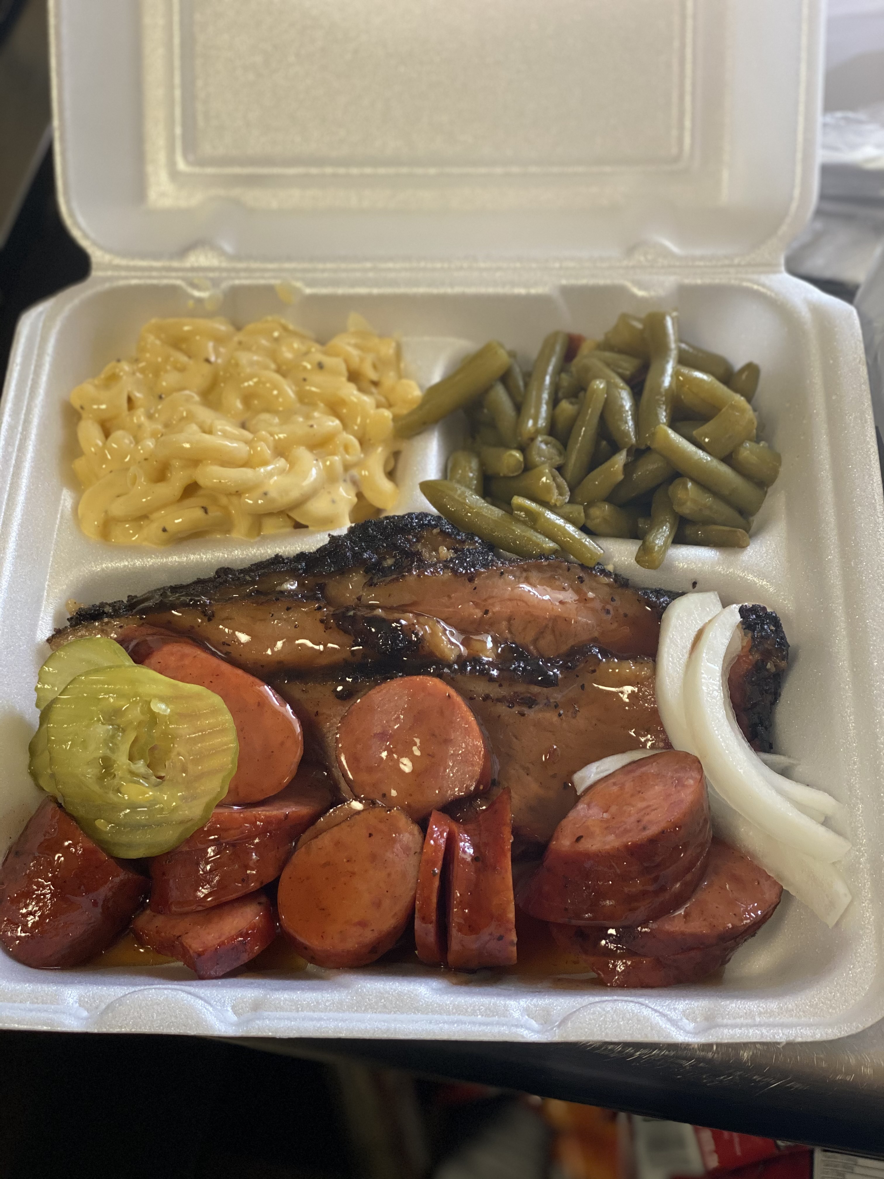 Order 2 Meat Plate food online from What Tha Deal Barbecue store, Bryan on bringmethat.com