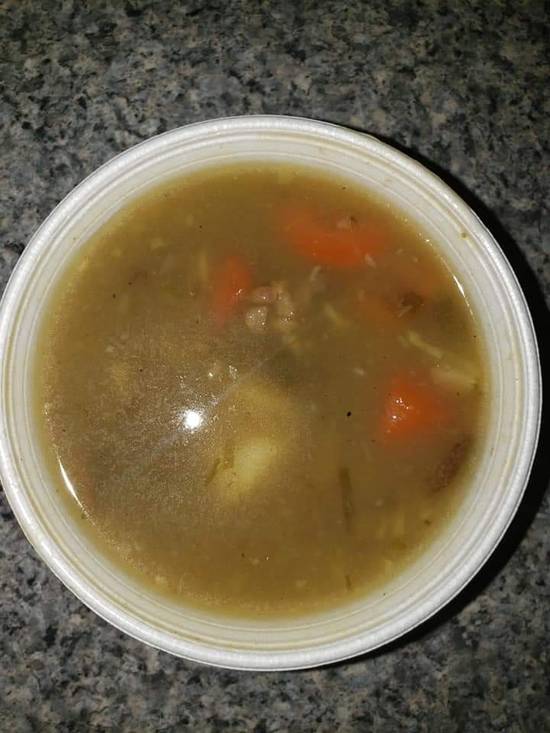 Order Manish Water /Goat Soup (FRIDAYS & SATURDAYS ONLY) food online from Jamaican Cafe Cuisine store, Newark on bringmethat.com