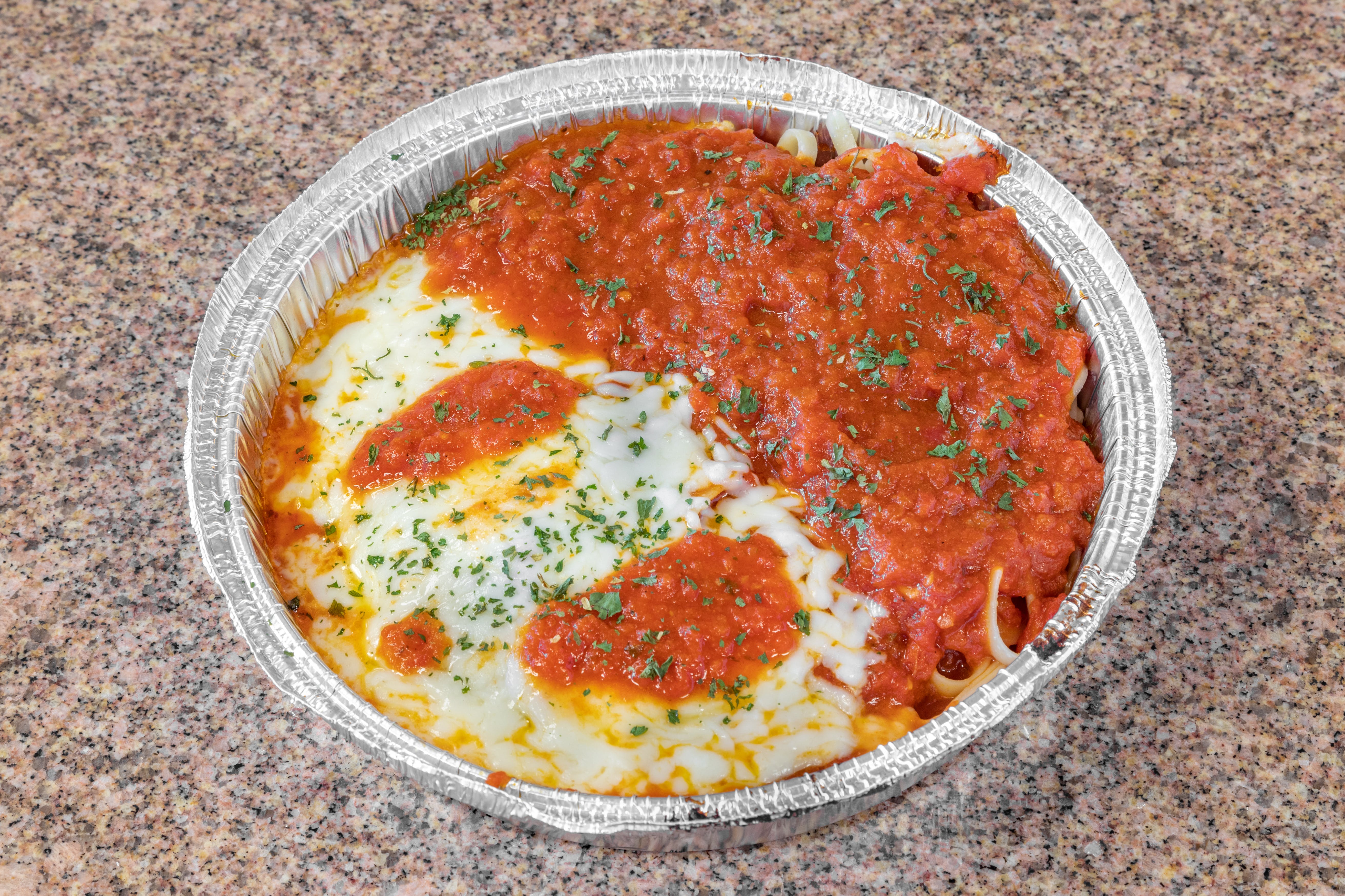 Order Chicken Parmigiana - Entree food online from Taste of Italy Pizza and Pasta store, Goodyear on bringmethat.com