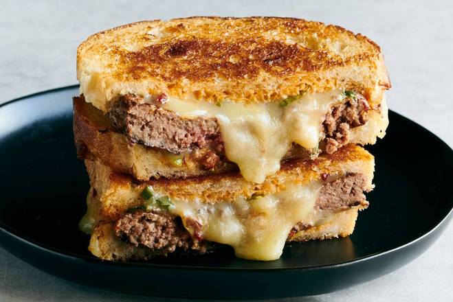 Order Super Patty Melt food online from Grilled Cheesin store, Streamwood on bringmethat.com