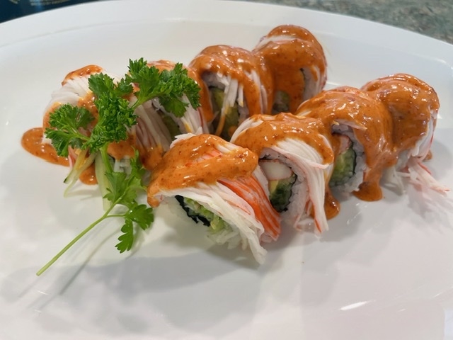 Order Crazy Spicy Crab Roll food online from Sushi Ai store, Saint Louis on bringmethat.com
