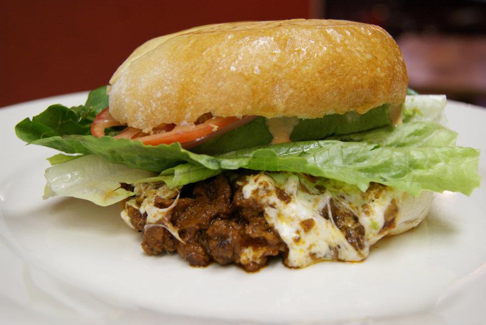 Order Torta Choriqueso food online from Tenoch Mexican store, Medford on bringmethat.com
