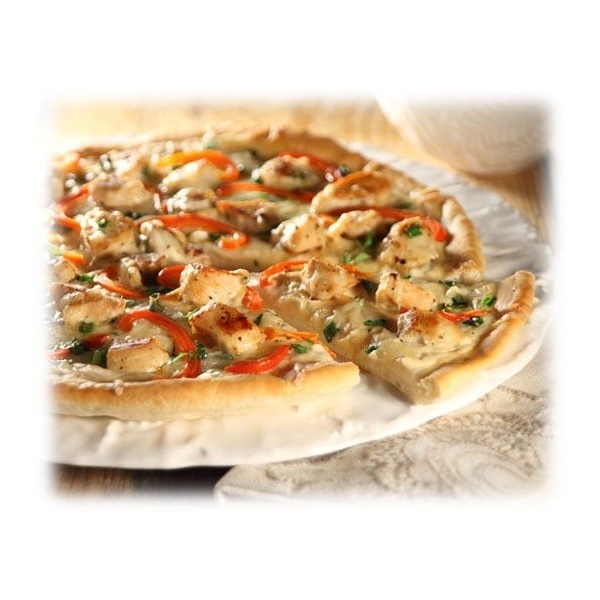 Order Garlic Chicken Alfredo Pizza food online from Ameci Pizza & Pasta store, Woodland Hills on bringmethat.com