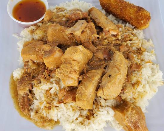Order PORK ADOBO food online from Christine Casual Dining store, Green on bringmethat.com