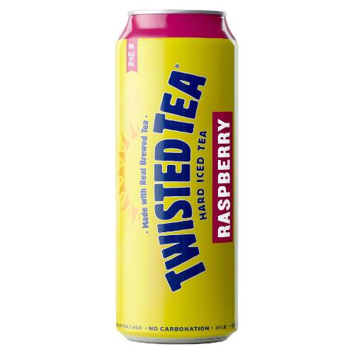 Order Twisted Tea Raspberry - 24 oz Can/Single food online from Bottle Shop & Spirits store, Los Alamitos on bringmethat.com