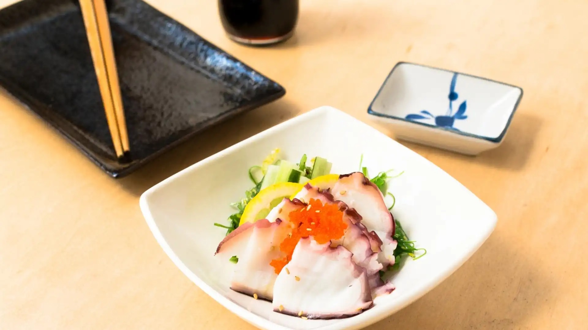 Order Takosu food online from Izumi Japanese Steak House & Sushi Bar store, Windsor Locks on bringmethat.com