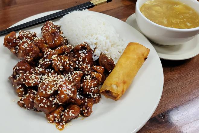Order 14. Sesame Chicken food online from China Cafe store, Austin on bringmethat.com