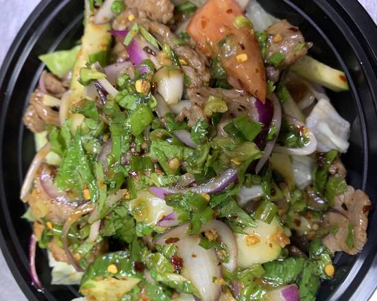 Order Beef salad  food online from Chopstixx store, Lawrenceville on bringmethat.com
