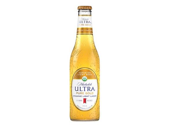 Order Michelob Ultra Pure Gold - 6x 12oz Bottles food online from Shell Beach Liquor & Deli store, Pismo Beach on bringmethat.com