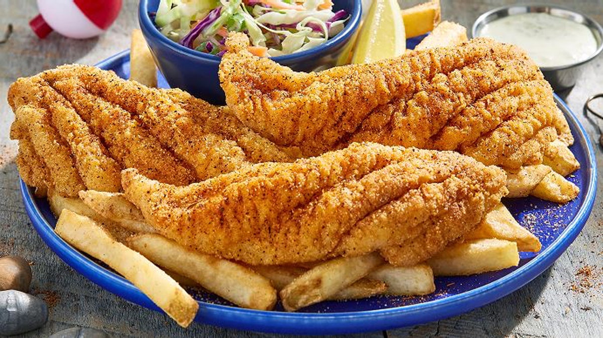 Order Hand-Breaded Catfish Dinner food online from O'charley store, Columbus on bringmethat.com