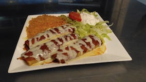 Order 163. Enchiladas Chipotle food online from La Tolteca store, Williamsburg on bringmethat.com