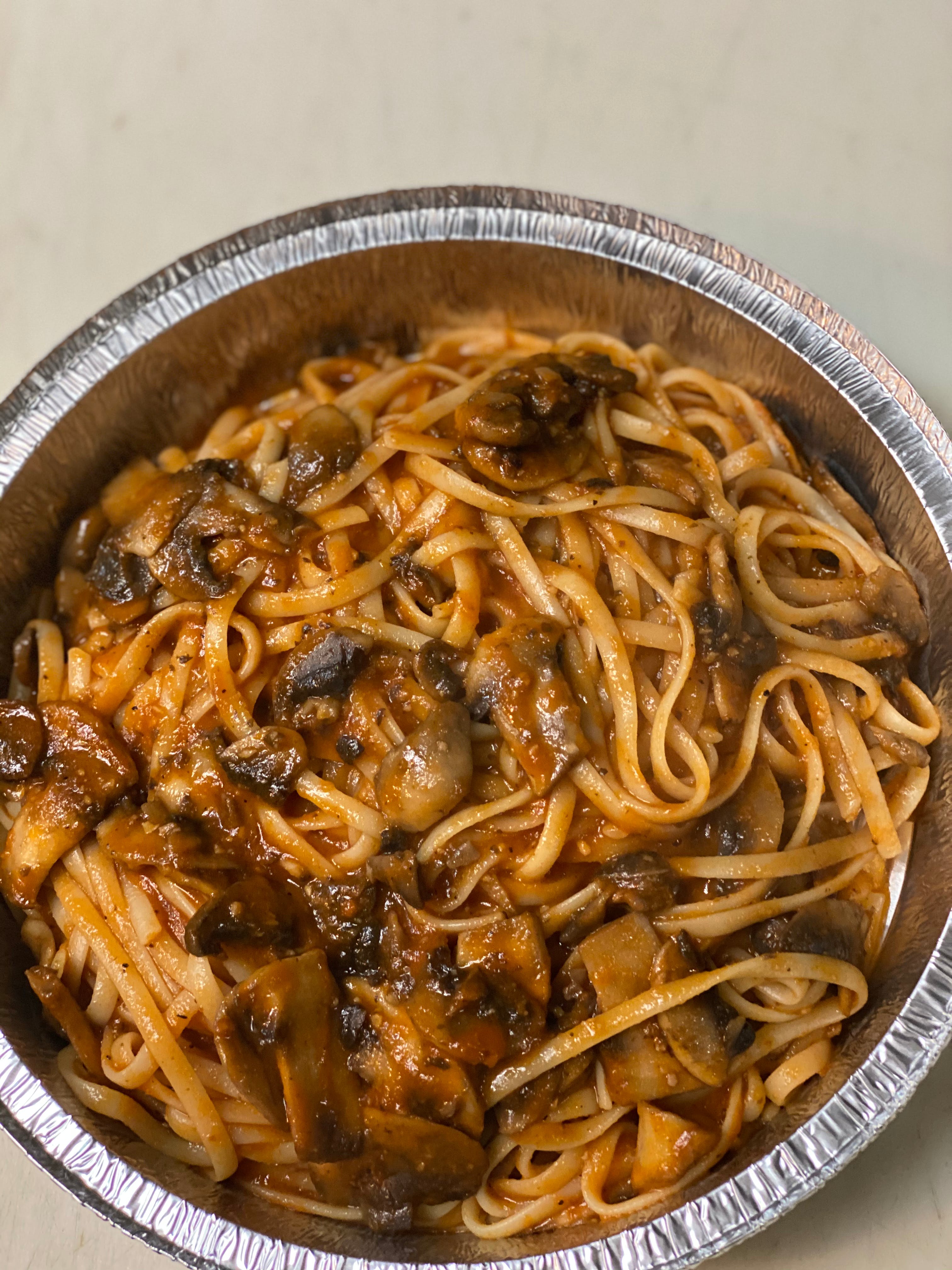Order Pasta with Mushroom Sauce - Pasta food online from Michelangelo's Pizza store, East Brunswick on bringmethat.com