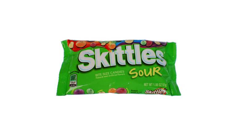 Order Skittles  Bite Size, Sour Candies food online from Trumbull Mobil store, Trumbull on bringmethat.com