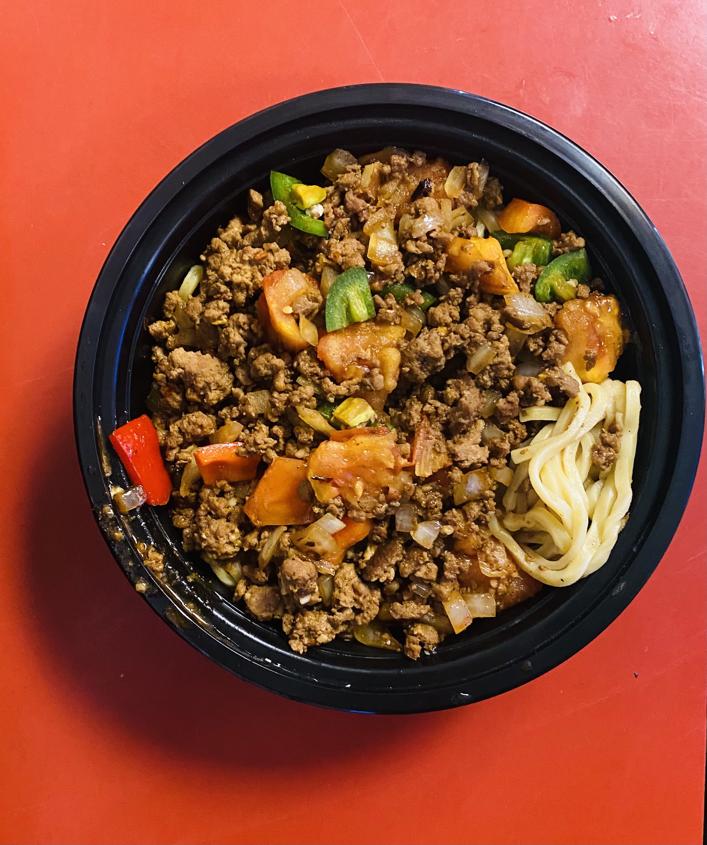 Order Traditional Tasty Spicy Ground Pork Noodle food online from Szechuan Express store, Pittsburgh on bringmethat.com