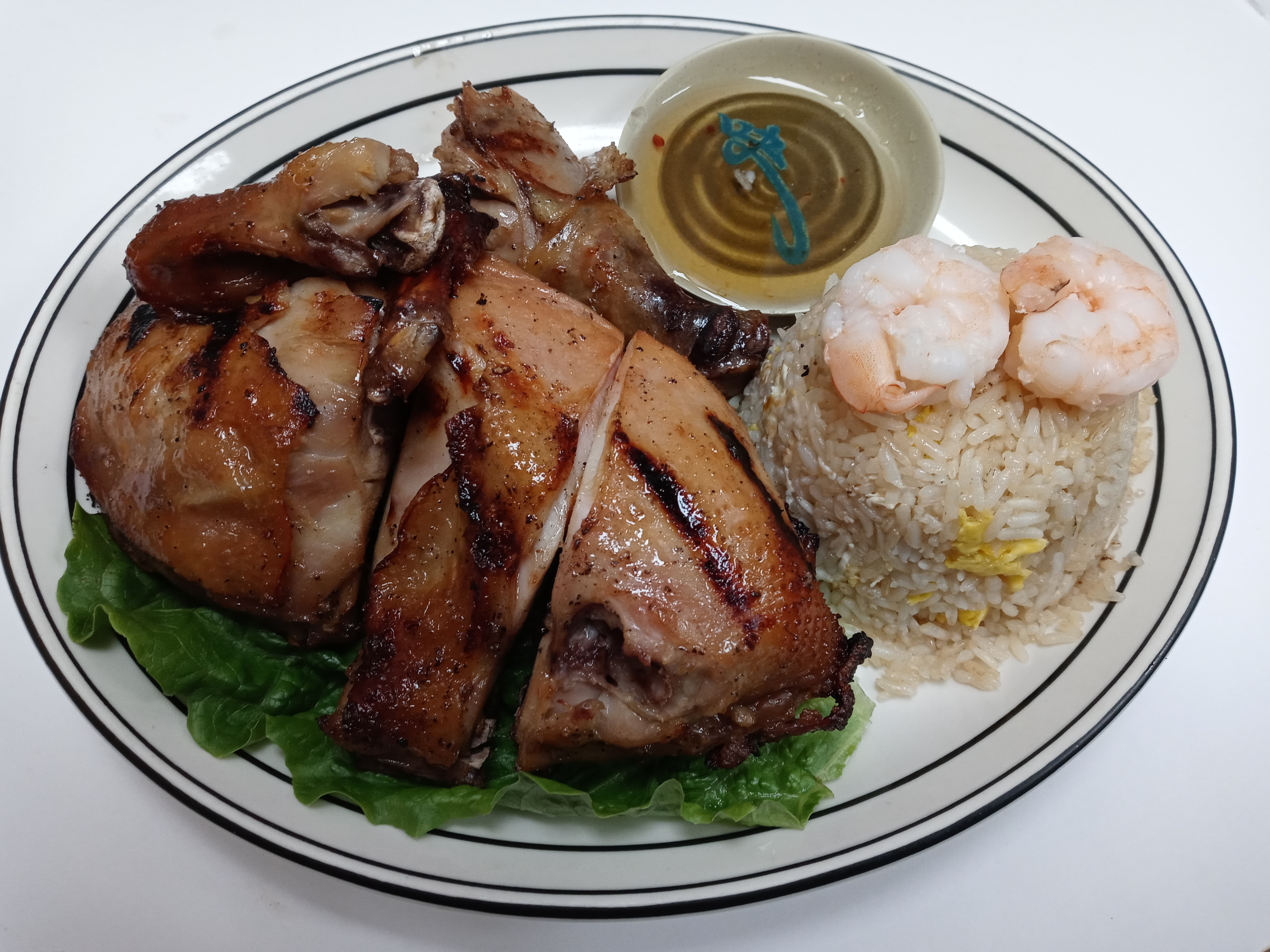 Order Thai BBQ Chicken Combo  food online from Thaitaste Restaurant store, Los Angeles on bringmethat.com