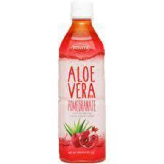 Order Aloe Vera Drink Pomegranate 1.5L food online from IV Deli Mart store, Goleta on bringmethat.com