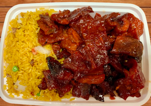 Order C7b. Boneless Spare Ribs Combo Plate  food online from Ming's Chinese Restaurant store, Middletown on bringmethat.com