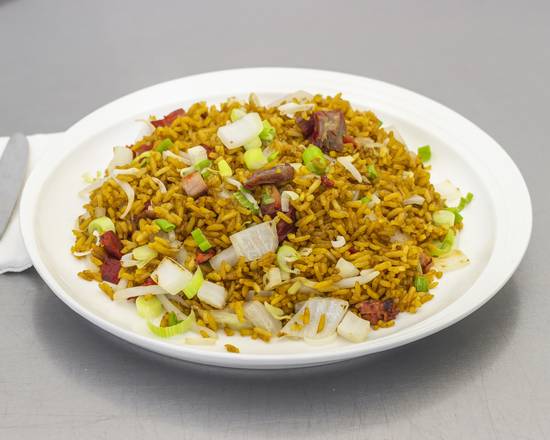 Order 37. Roast Pork Fried Rice  food online from Good Taste Restaurant store, Ramsey on bringmethat.com