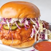 Order Crispy Chicken Sandwich food online from Hilltop Coffee + Kitchen store, Los Angeles on bringmethat.com